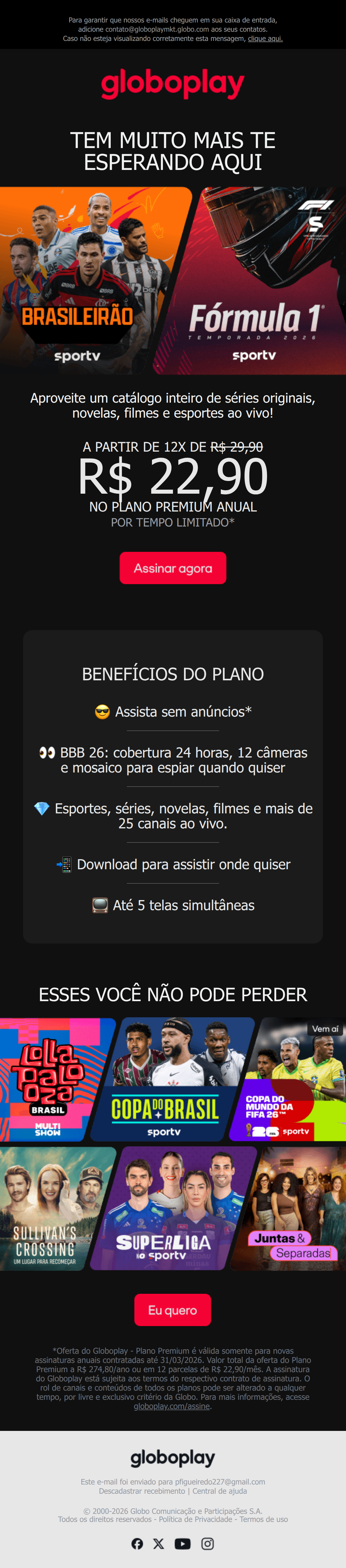 Globoplay - Viva a experiência completa com Globoplay Premium.
