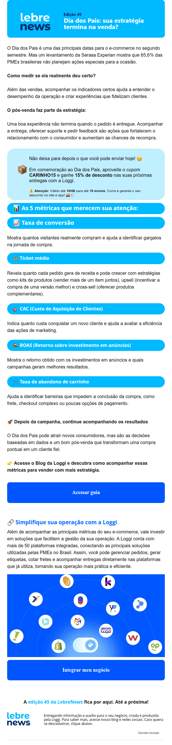 Loggi - Dia dos Pais: sua estratégia termina na venda?