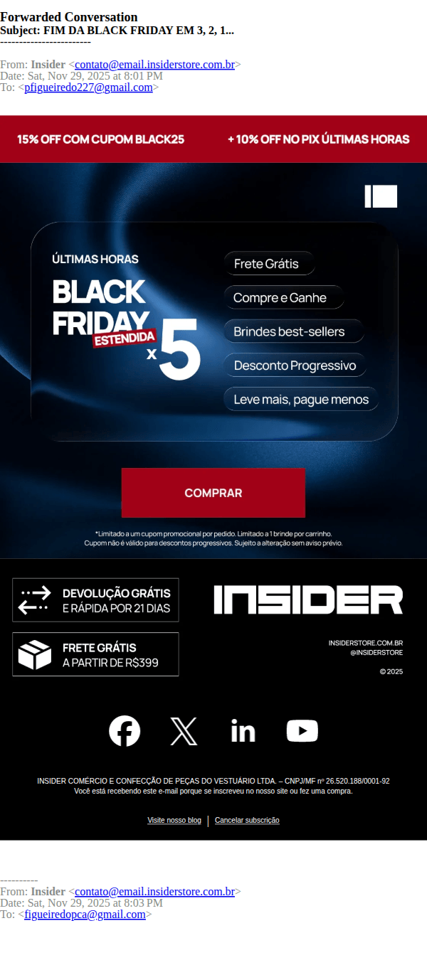Santander - Fwd: FIM DA BLACK FRIDAY EM 3, 2, 1...
