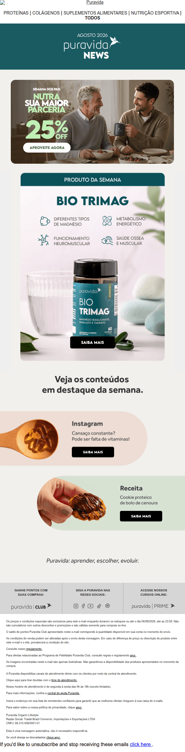 Puravida - Útimo dia da Semana dos Pais!