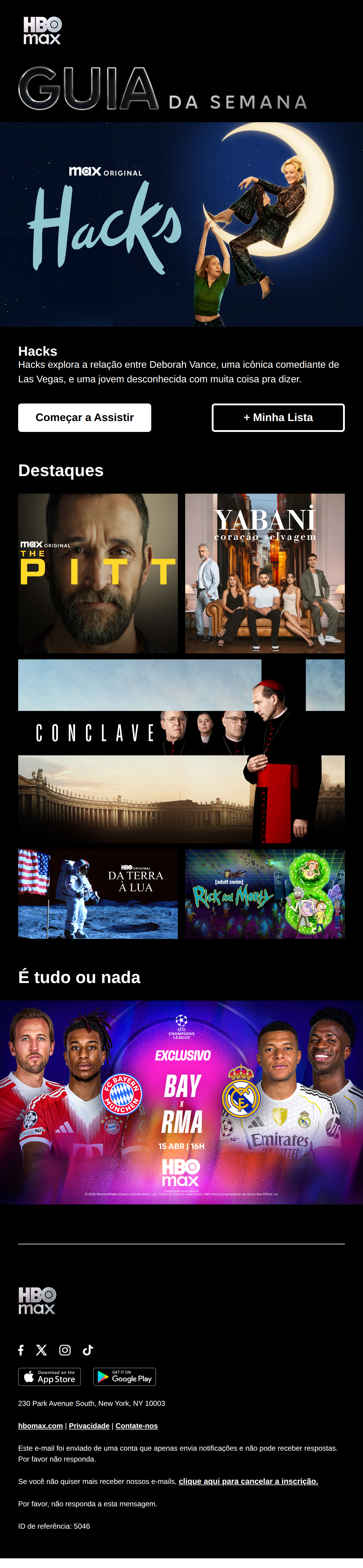 Hbo max - Chegou o seu guia para o fim de semana! 🍿