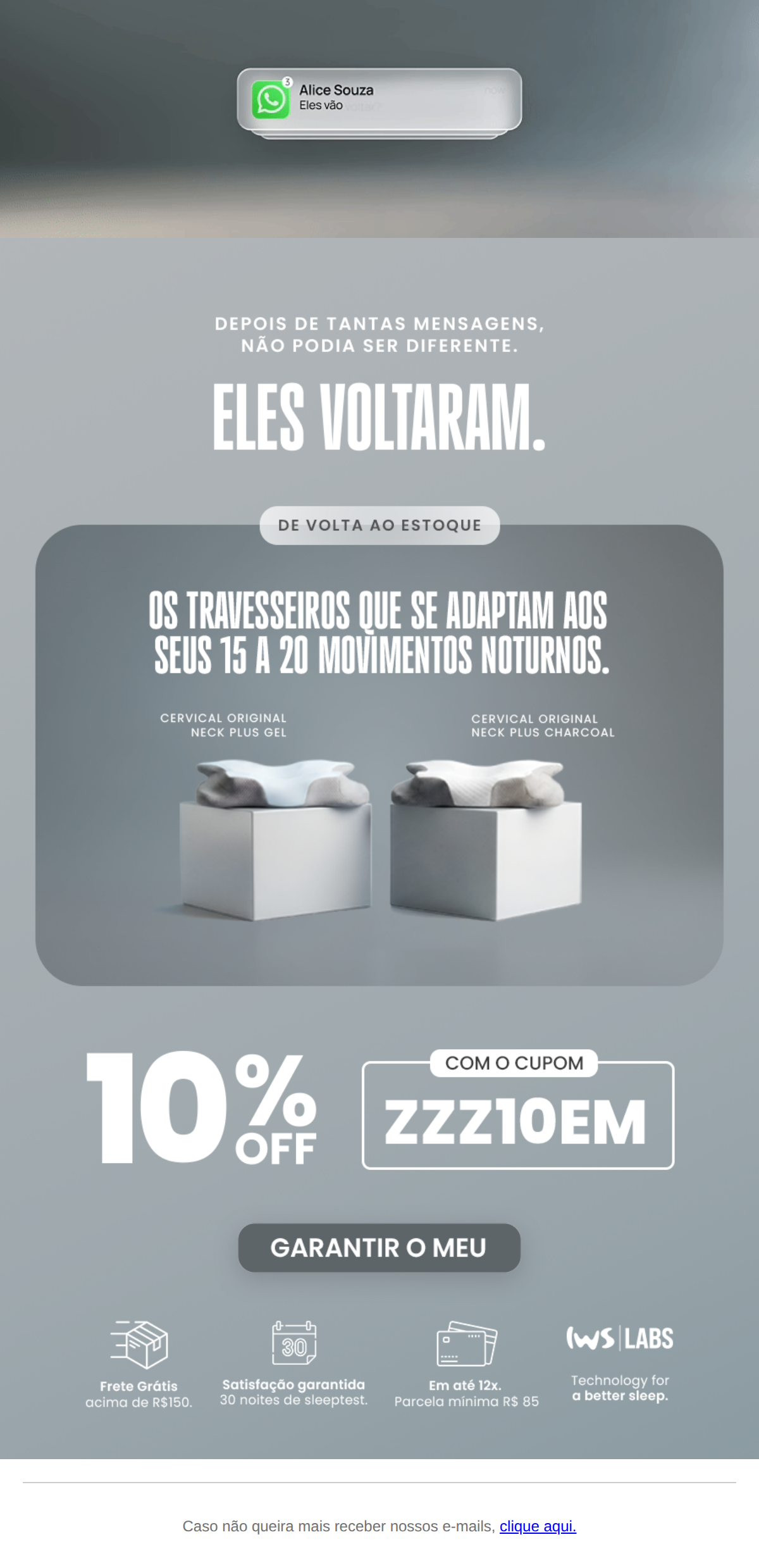 I wanna sleep - Depois te tantas mensagens, não podia ser diferente...